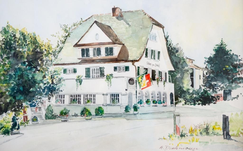 Gasthaus Zum Bahnhof Berg Buitenkant foto